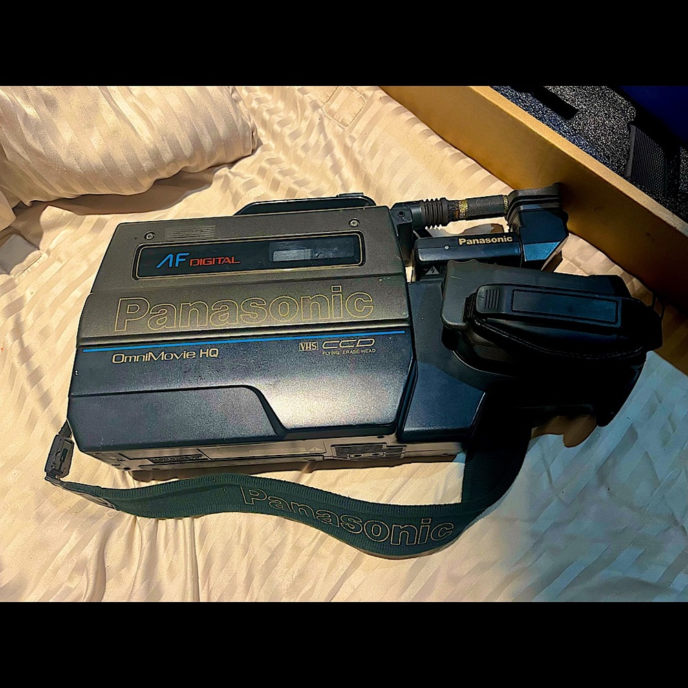 A video camera that has memories of my mom and dad I hope someone can get the cs